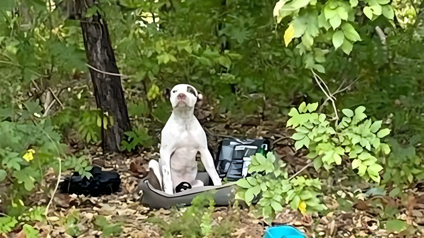 Hank encontrado en el bosque